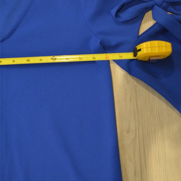 Ann Taylor business casual Top (size: XS) in blue - Picture 5 of 7